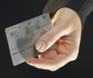 Woman with credit card
