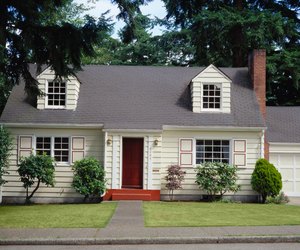 Two story home, exterior view