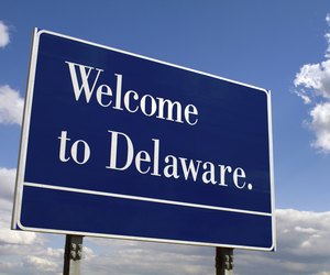 Welcome To Delaware Sign