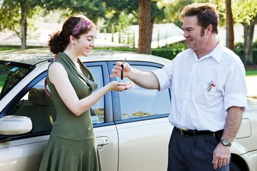 How to Buy a Car at 17 Years of Age                Handing Over Keys