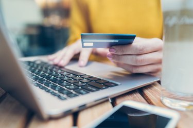 Online payment and shopping concepts