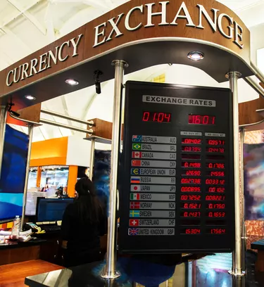 Currency Exchange Booth