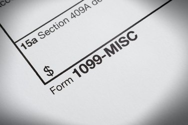 Tax 1099 Misc form
