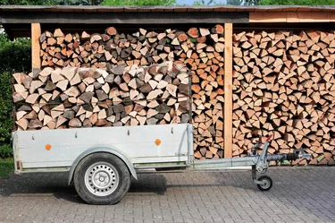 Firewood on trailer