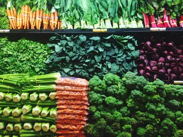 Full Frame Shot Of Vegetables For Sale In Market