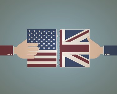 United States and Great Britain Flag