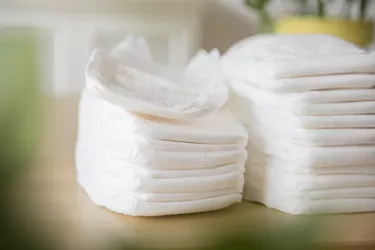 Piles of diapers