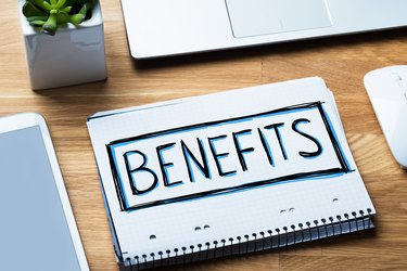 Social Security Benefits Concept In Notepad