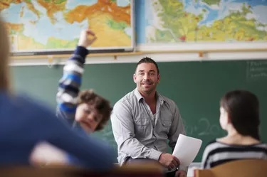 Teacher in classroom