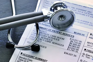 Stethoscope And Hospital Invoice