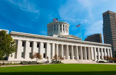 Exterior view of the Ohio Statehouse