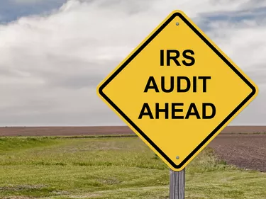 Caution Sign - IRS Audit Ahead