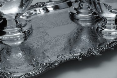 Silver Tea Set Tray