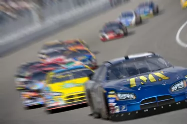 Stock car race (Digital Composite, Digital Enhancement)
