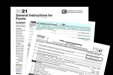 2021 IRS tax forms.