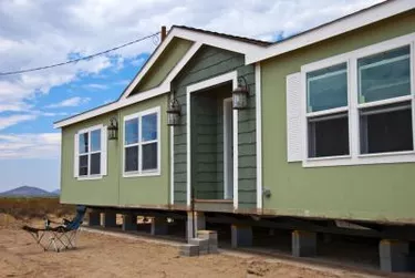 Home in rural desert area.