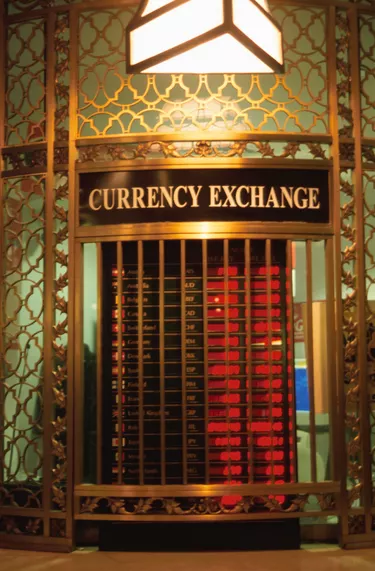 Currency exchange window