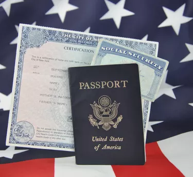 Passport Birth Certificate Social Security Card