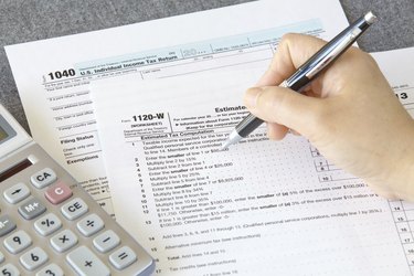 U S  income tax form
