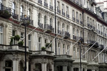Apartment building in London, England