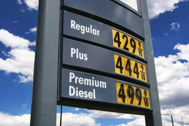 sky high gas price unleaded 4.44