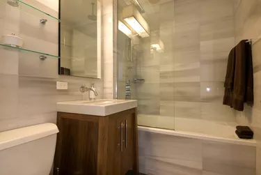 Interior of bathroom in home