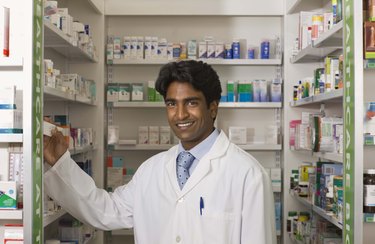Pharmacist in a pharmacy