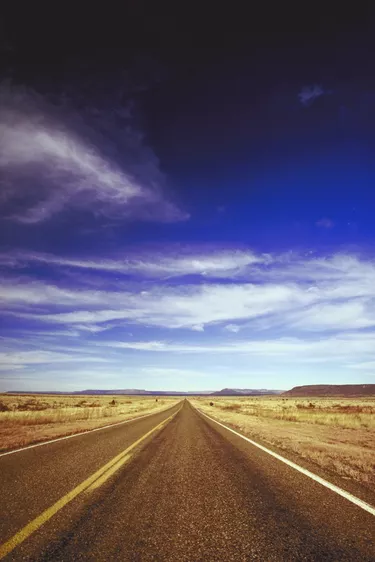 Road through the desert