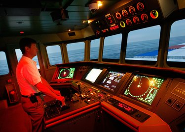 Merchant Marines Train With Simulator Against Pirate Attacks