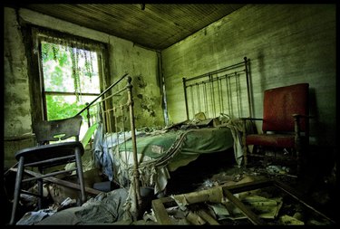 Abandoned bedroom