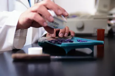 Pharmacist Preparing Medication