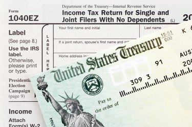Tax form and Check