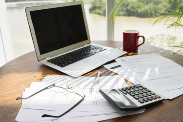 Workplace of accountant