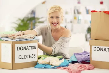 Woman Donation Clothes