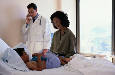 Doctor Talking on Telephone