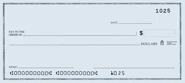 Blank Check with False Numbers