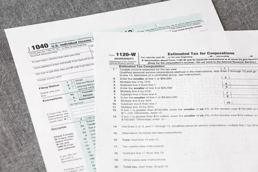 U S  income tax form