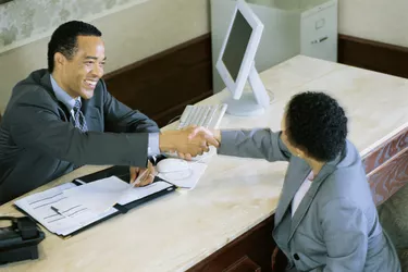 Businesspeople shaking hands