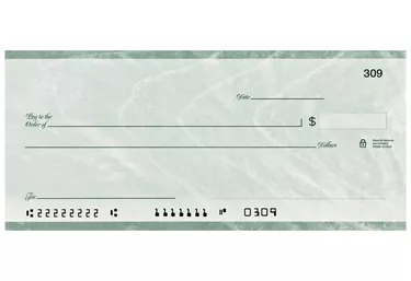 Personal Check with altered numbers