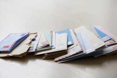 Letters On Tabletop