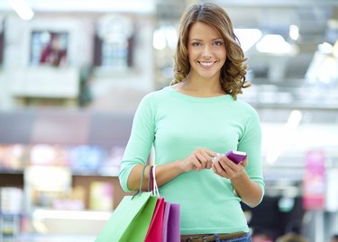 Texting shopper