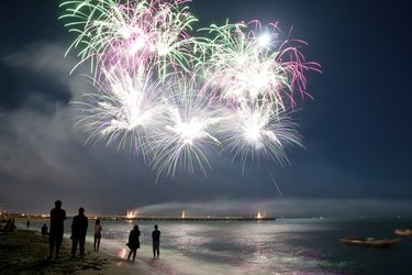 Fireworks By The Sea