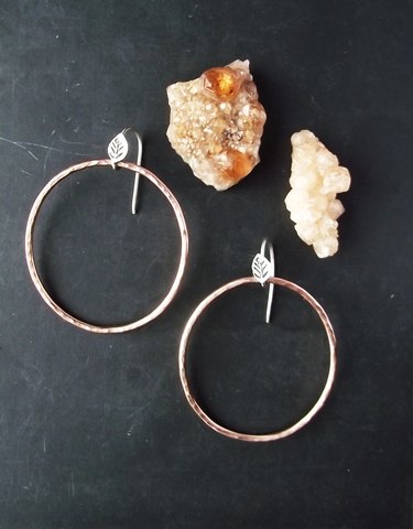 Nested Yellow — Forest Lake Hoop Earrings