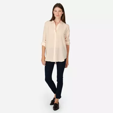 everlane silk blouse