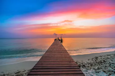 pier sunset