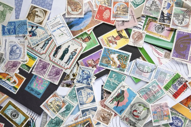 Old postage stamps