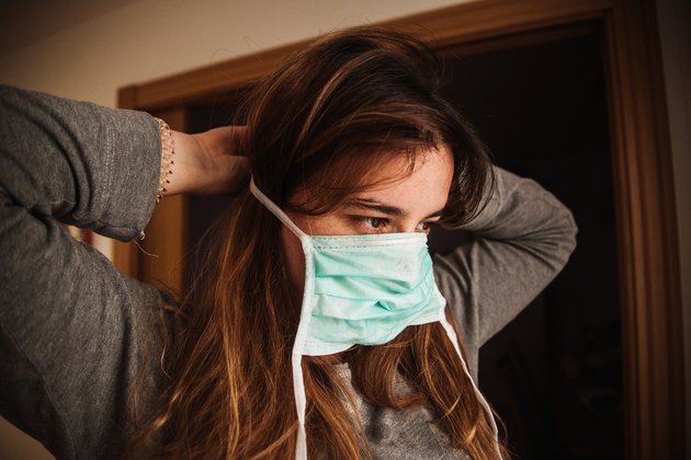 Putting on a mask