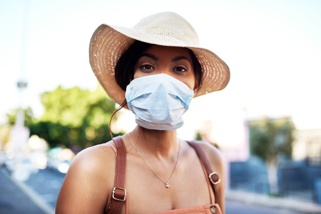 Protecting myself from all the polluted air in the city