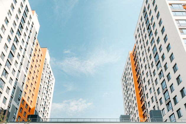 residential modern apartment building