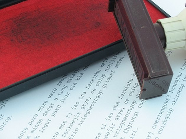 stamp and pad